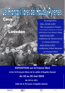 Les Français libres des Hautes-Pyrénées et ceux du Lavedan – Exposition du 18 au 26 mai _ ARGELES